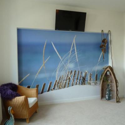 Hostel Strandzimmer Sitzplatz Und Tv